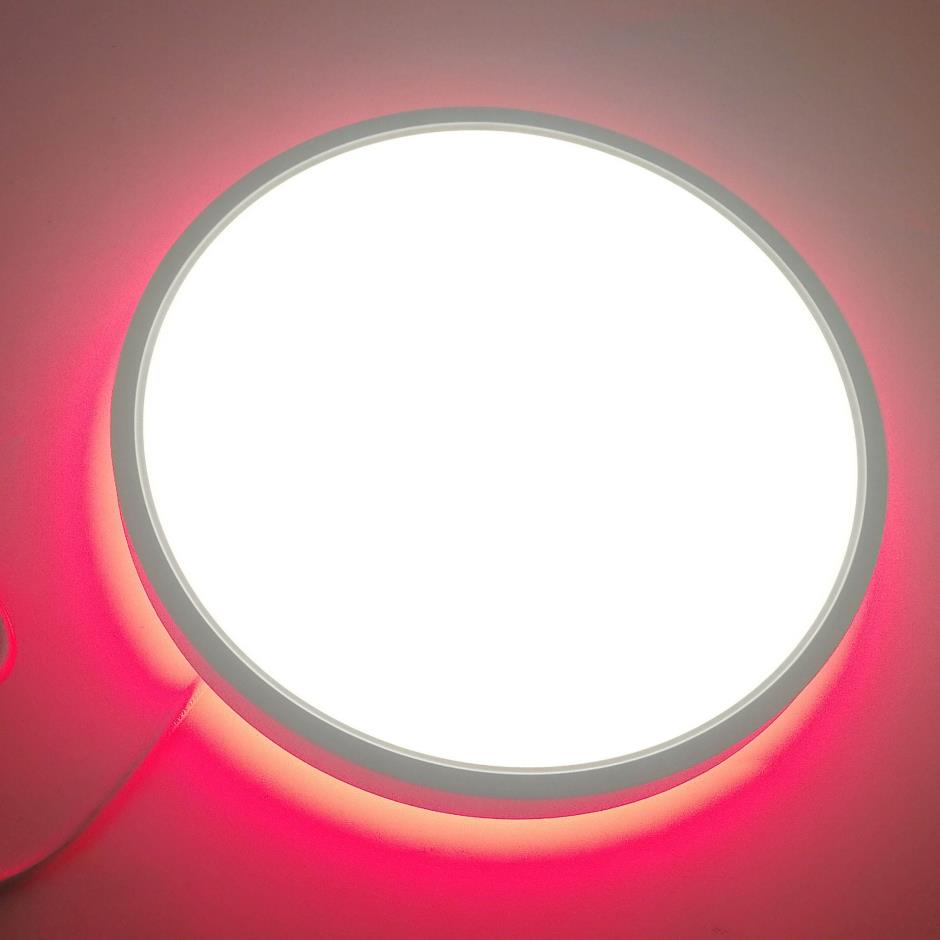 RGBW Dimmable Alexa WIFI Control Decorative 12inch 300mm Tuya Smart LED Panel Light for kids bedroom